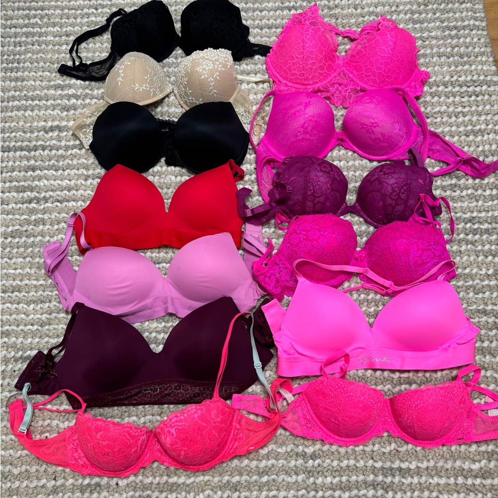 13 pcs VICTORIA SECRET bras, 36C